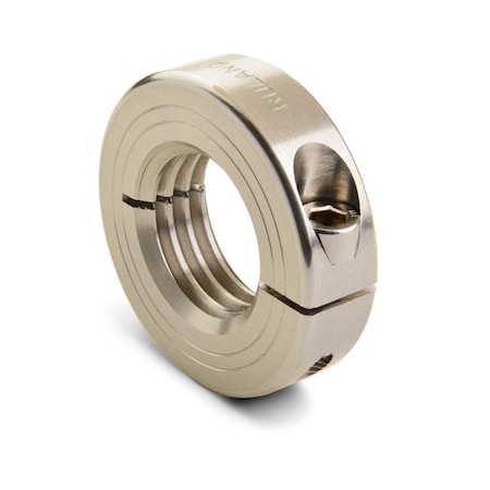 Acme Threaded Collar, 1-4, Stainless Steel, OD 1 3/4,ATCL-16-4-SS
